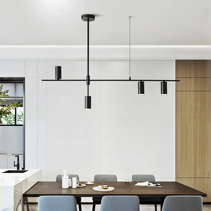 Modern Minimalist Long Linear Pendant Light – Elegant Illumination for Stylish Interiors