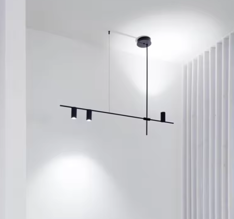 Modern Minimalist Long Linear Pendant Light – Elegant Illumination for Stylish Interiors