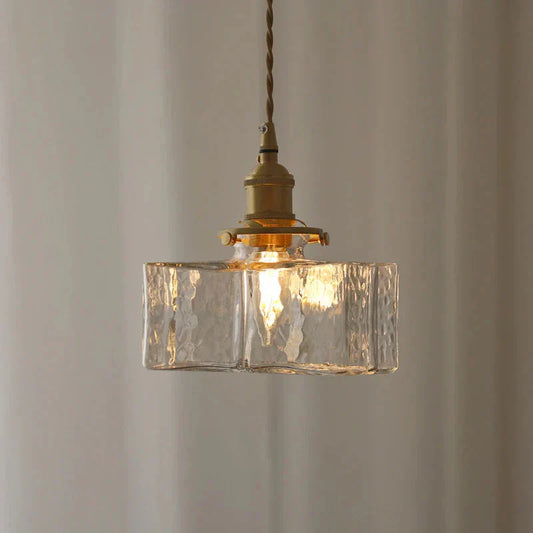 Modern Retro Glass Pendant Light – Stylish Kitchen Pendant Lighting