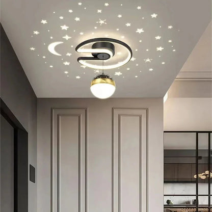 StellaGlow Dimmable LED Ceiling Light with Starry Sky Effect