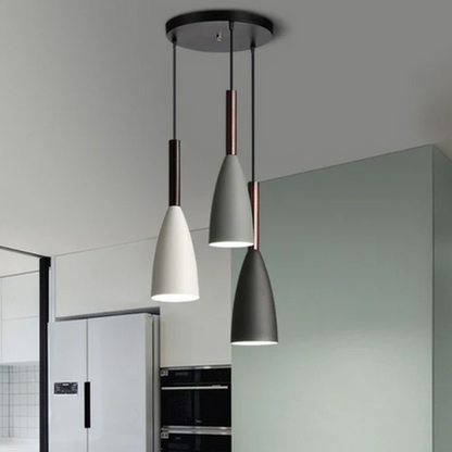 Modern Nordic Pendant Light – Adjustable Aluminum Fixture for Kitchen