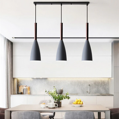 Modern Nordic Pendant Light – Adjustable Aluminum Fixture for Kitchen
