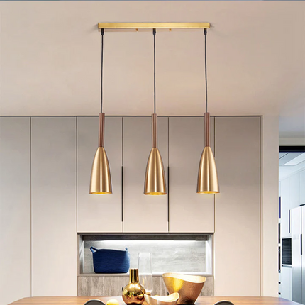Modern Nordic Pendant Light – Adjustable Aluminum Fixture for Kitchen