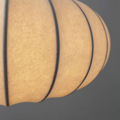Wabi-Sabi Metal And Fabric Pendant Light – Elegant Kitchen Lighting Solution