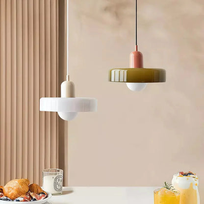 Aurelia Adjustable Glass Chandelier – Bauhaus-Inspired Pendant Light