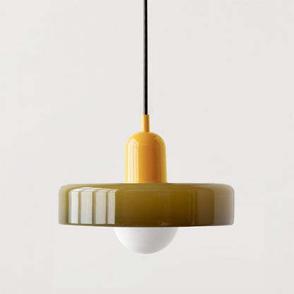 Aurelia Adjustable Glass Chandelier – Bauhaus-Inspired Pendant Light
