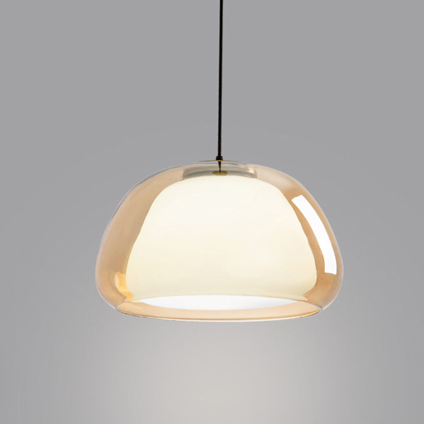 Modern Milk Glass Pendant Light – Elegant Illumination for Any Room