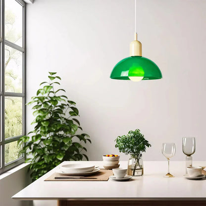 Colorful Glass Pendant Light – Modern Kitchen Lighting Fixture