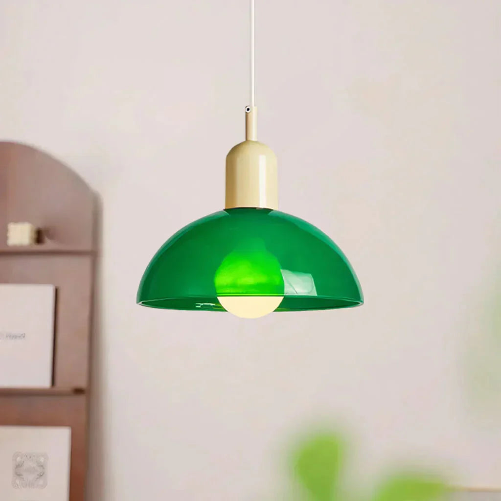 Colorful Glass Pendant Light – Modern Kitchen Lighting Fixture