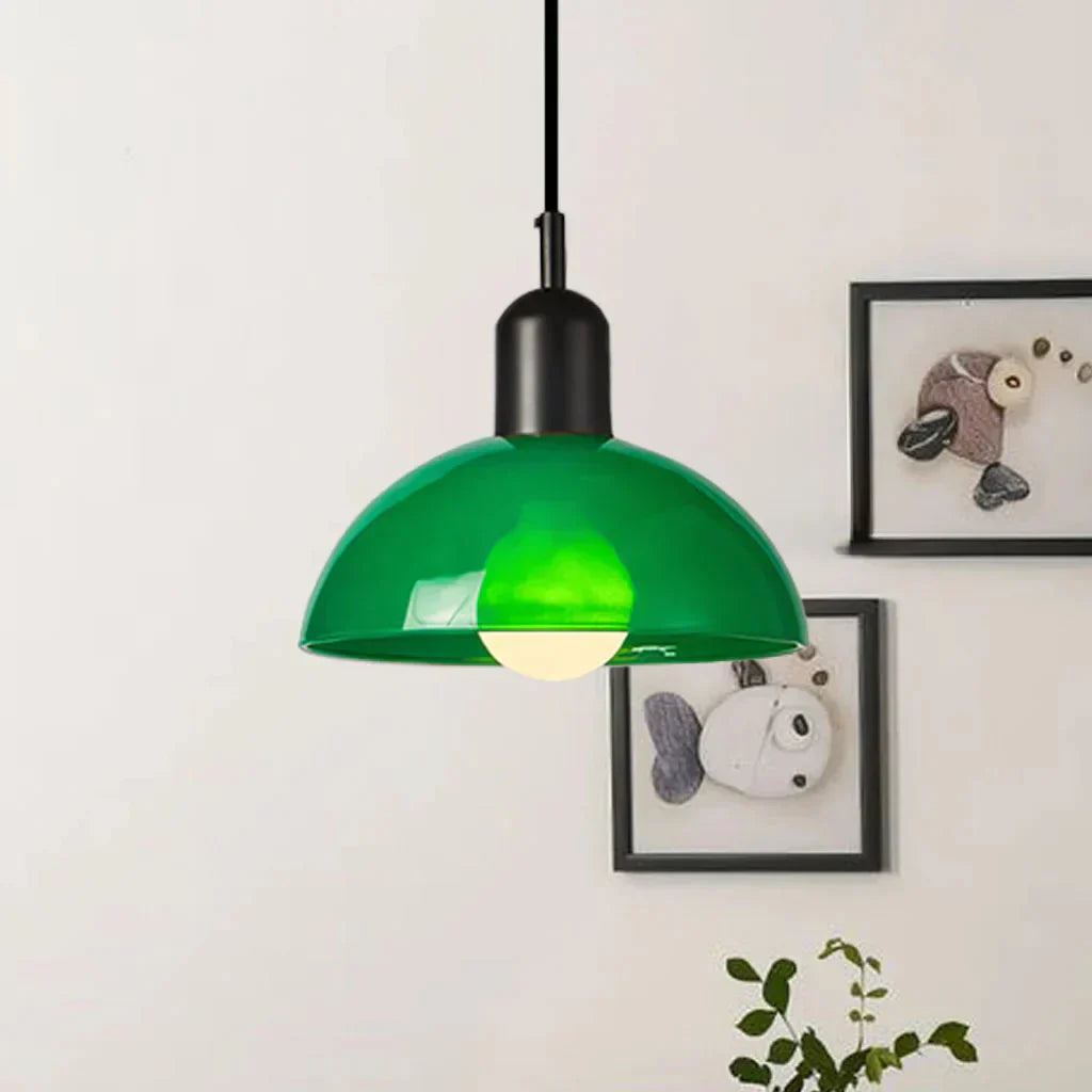 Colorful Glass Pendant Light – Modern Kitchen Lighting Fixture