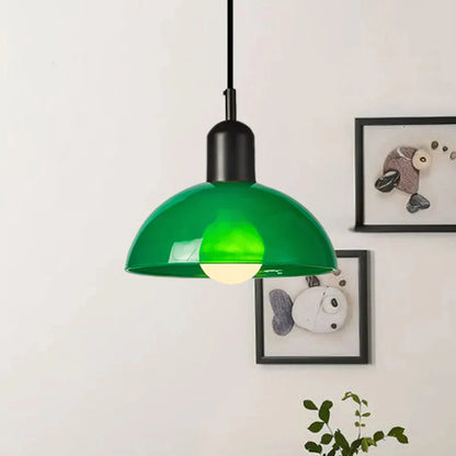 Colorful Glass Pendant Light – Modern Kitchen Lighting Fixture