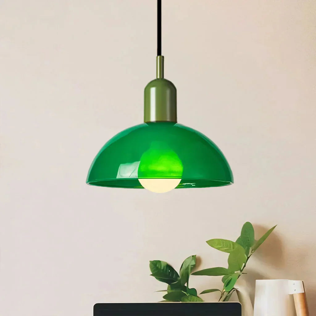 Colorful Glass Pendant Light – Modern Kitchen Lighting Fixture