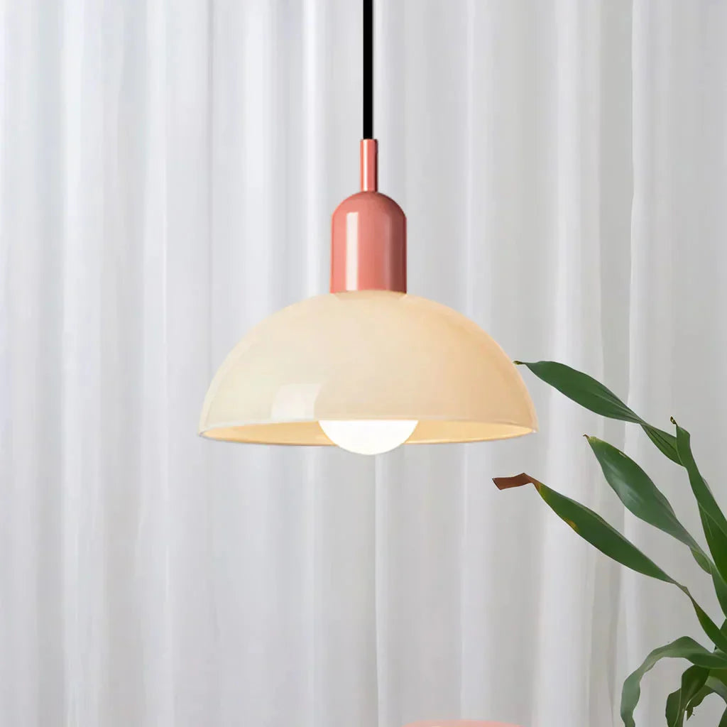 Colorful Glass Pendant Light – Modern Kitchen Lighting Fixture