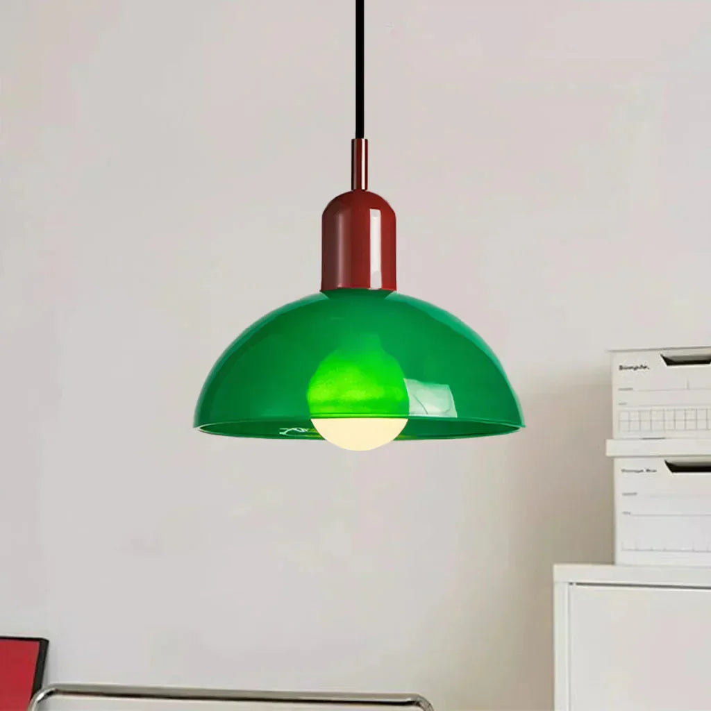 Colorful Glass Pendant Light – Modern Kitchen Lighting Fixture
