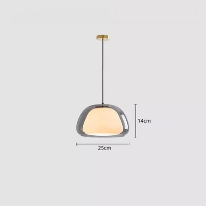 Modern Milk Glass Pendant Light – Elegant Illumination for Any Room