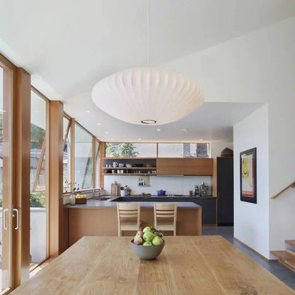 Nordic Wooden Pendant Light – Minimalist Illumination for Modern Spaces