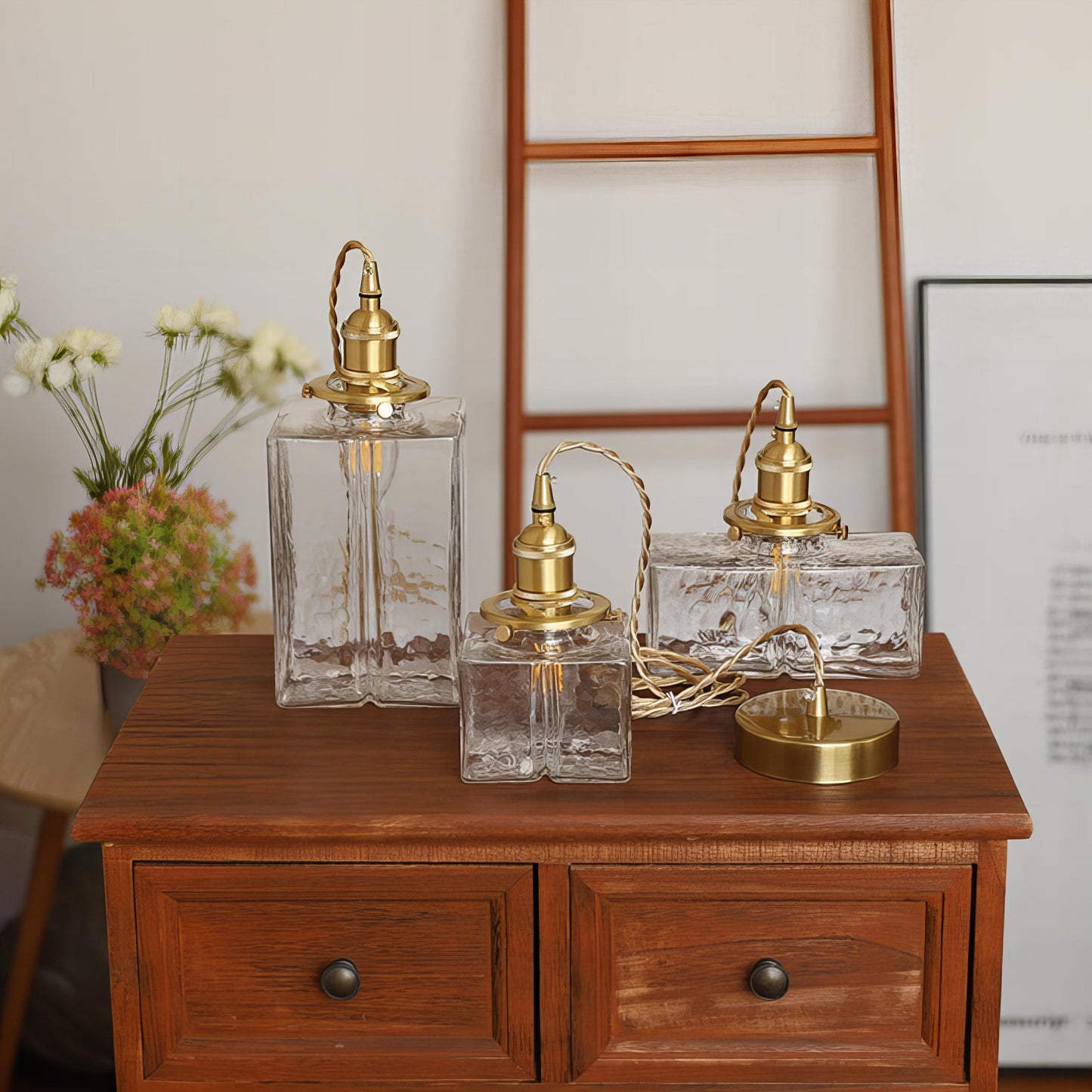 Modern Retro Glass Pendant Light – Stylish Kitchen Pendant Lighting