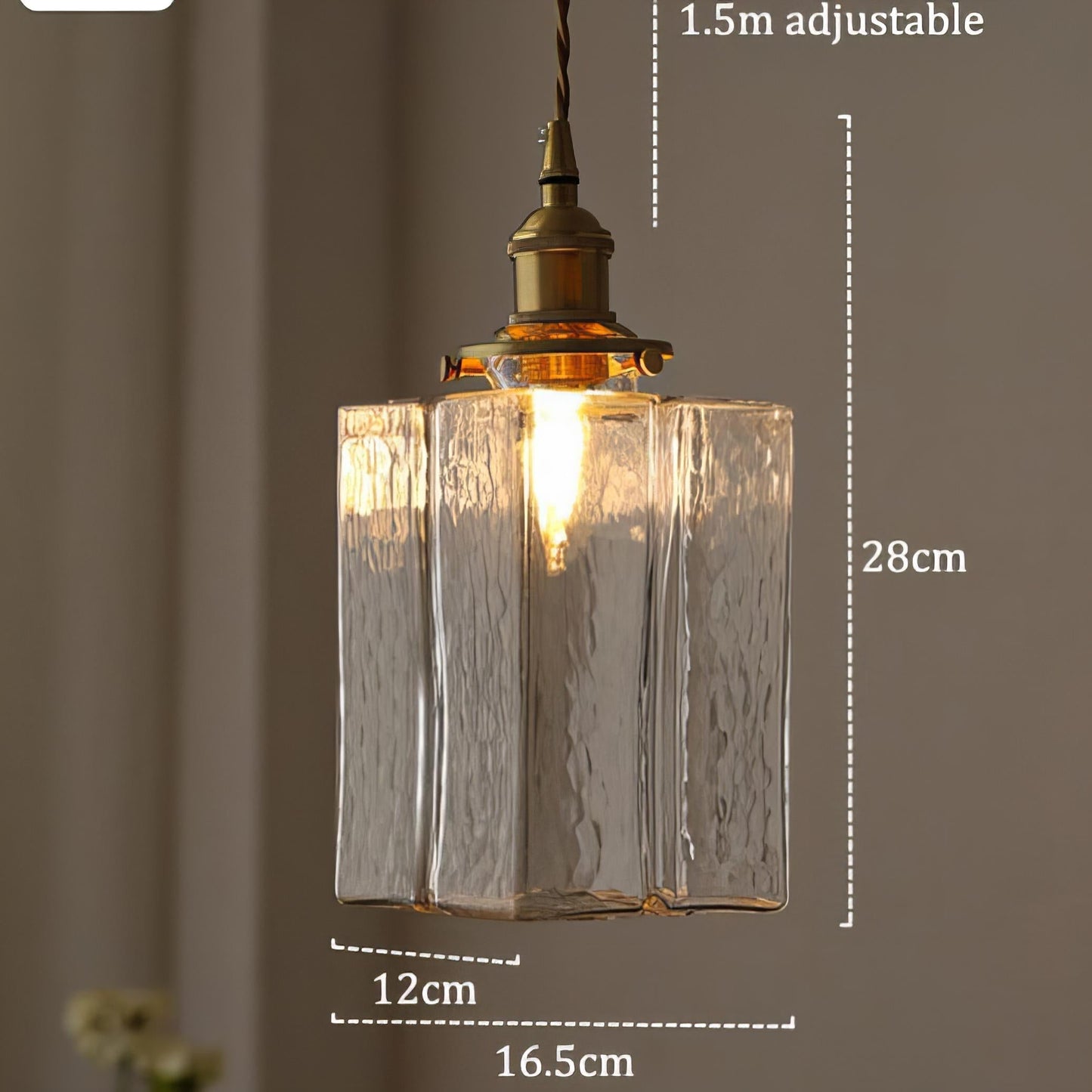 Modern Retro Glass Pendant Light – Stylish Kitchen Pendant Lighting