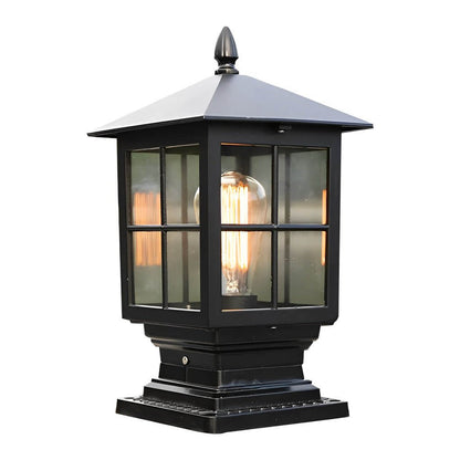 Modern Aluminum Solar Pillar Light – Elegant Outdoor Landscape Lighting