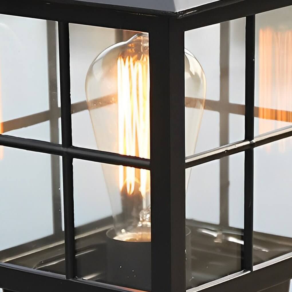 Modern Aluminum Solar Pillar Light – Elegant Outdoor Landscape Lighting