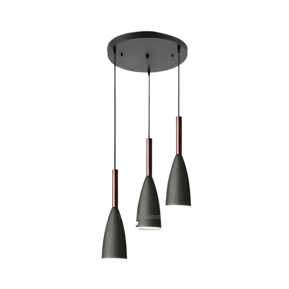 Modern Nordic Pendant Light – Adjustable Aluminum Fixture for Kitchen