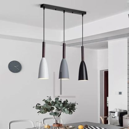 Modern Nordic Pendant Light – Adjustable Aluminum Fixture for Kitchen