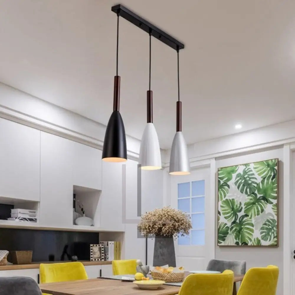 Modern Nordic Pendant Light – Adjustable Aluminum Fixture for Kitchen